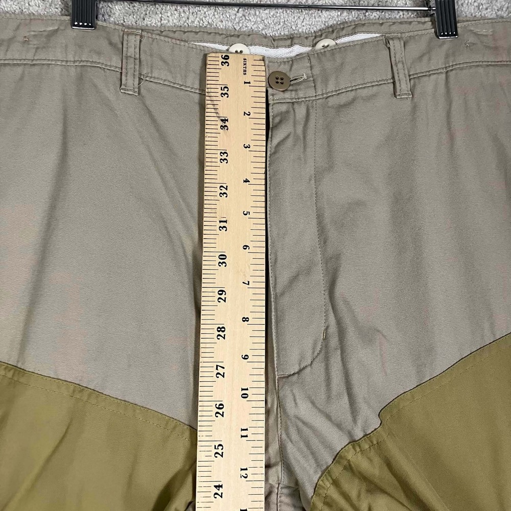 LL Bean Upland Briar Hunting Pants Mens 42 (Fits 42x31) Tan Brown Cotton Nylon - Picture 10 of 11